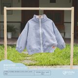 Áo dài tay Khóa giữa, chun gấu Winie Bubaby BWI311101.03YD38