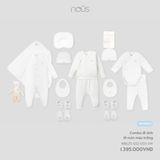 Combo đi sinh 19 món màu trắng Nous NB1S25-GS2-U03-SW-NB