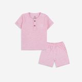 Promo Bộ ngắn tay cổ trụ Siro 130300 Bubaby