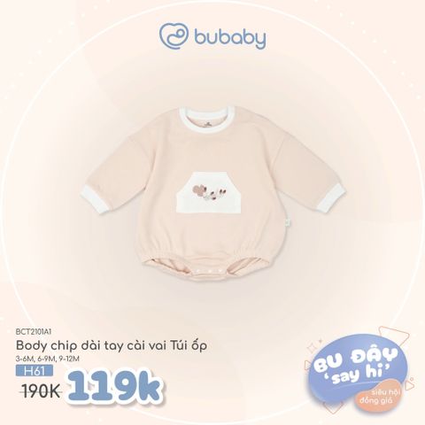 Body chip dài tay cài vai Túi ốp Bubaby BCT2101A1.12MG78