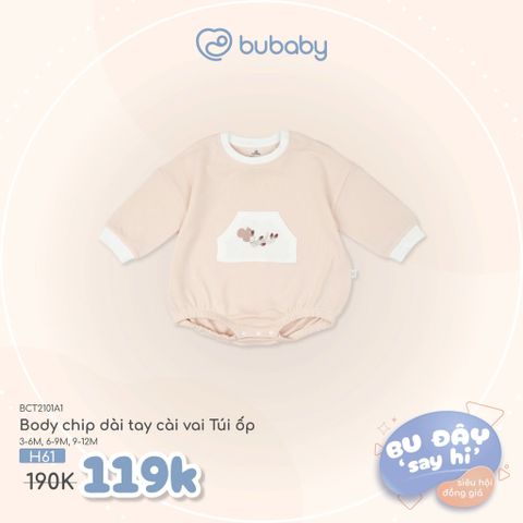 Body chip dài tay cài vai Túi ốp Bubaby BCT2101A1.12MG78