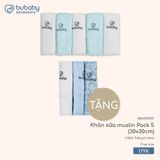 Khăn sữa muslin Pack 5 (30x30cm) Bubaby