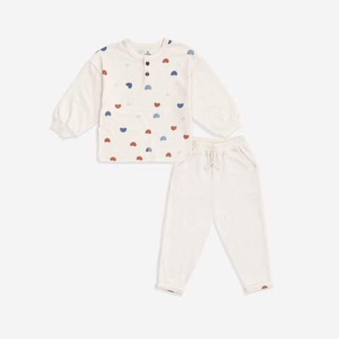 Bộ dài tay Bubaby cổ trụ Gloute BCT110301.03YF42