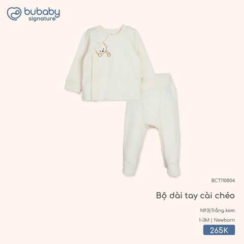 Bộ dài tay cài chéo Bubaby