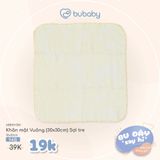 Khăn mặt vuông Sợi tre Bubaby ABB10V300.FRE94B