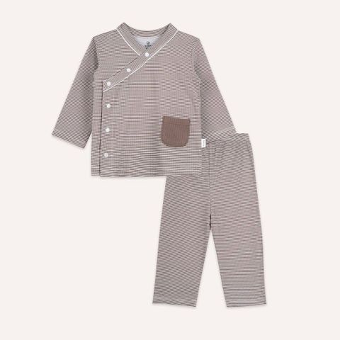 Bộ dài tay cài chéo Pyjamas Bubaby
