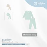 Bộ dài tay cổ trụ Siro Stripy Bubaby BSR1103ST.05YG34