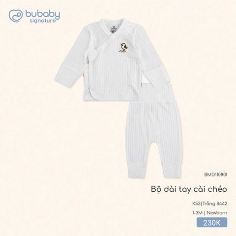Bộ dài tay cài chéo Bubaby