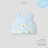 Mũ tròn màu xanh da trời tai gấu Nous