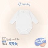 Body chip dài tay cài lệch Bubaby BSR210701.M13A12