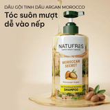 Dầu Gội Suôn Mượt Tinh Dầu Argan Morocco NATUFRES Moroccan Secret 