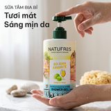  Sữa Tắm Thơm Tươi Mát Chiết Xuất Bia Bỉ NATUFRES Belgian Favorite 