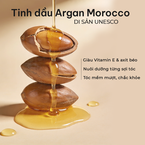 Dầu Xả Suôn Mượt Tinh Dầu Argan Morocco NATUFRES Moroccan Secret 
