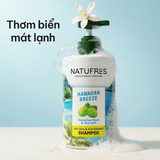  Dầu Gội Sạch Gàu Muối Biển & Trái Nhàu Hawaii NATUFRES Hawaiian Breeze 