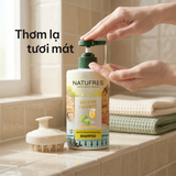  Dầu Gội Làm Phồng Tóc Chiết Xuất Bia Bỉ NATUFRES Belgian Favorite 