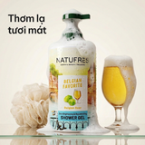  Sữa Tắm Thơm Tươi Mát Chiết Xuất Bia Bỉ NATUFRES Belgian Favorite 