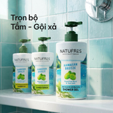  Sữa Tắm Thơm Mát Lạnh - Muối Biển & Trái Nhàu Hawaii NATUFRES Hawaiian Breeze 