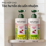  Dầu Gội Phục Hồi Hư Tổn Vang Đỏ Pháp NATUFRES French Chic 