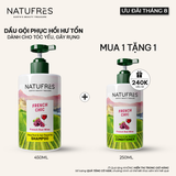  Dầu Gội Phục Hồi Hư Tổn Vang Đỏ Pháp NATUFRES French Chic 