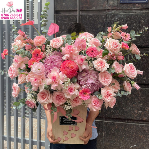 Giỏ hoa chúc mừng G107