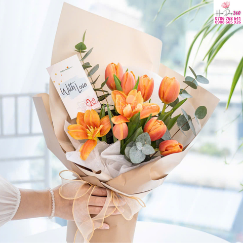 Tulip Cam Nắng Ấm