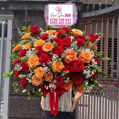 Giỏ hoa chúc mừng G005