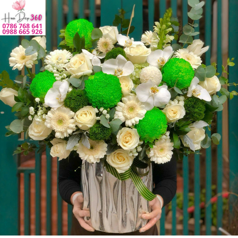 Giỏ hoa chúc mừng G098