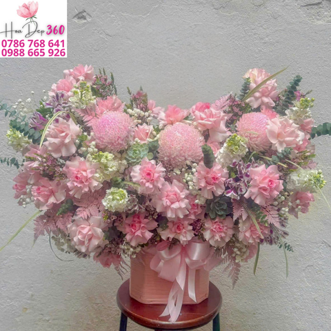 Giỏ hoa chúc mừng G047