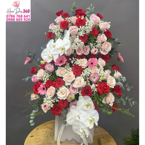 Giỏ hoa chúc mừng G048