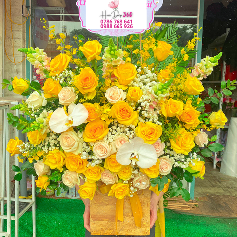 Giỏ hoa chúc mừng G159