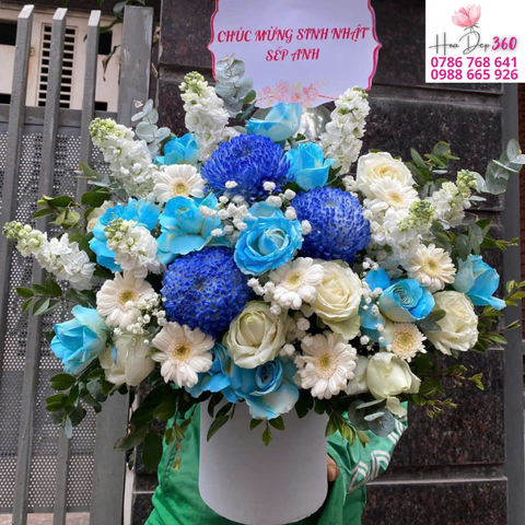 Giỏ hoa chúc mừng G058