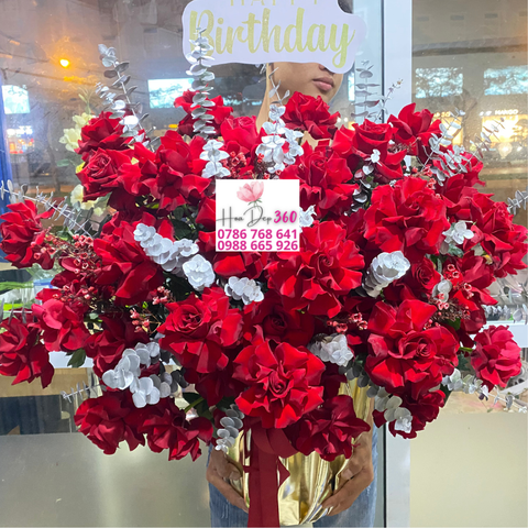 Giỏ hoa chúc mừng G150