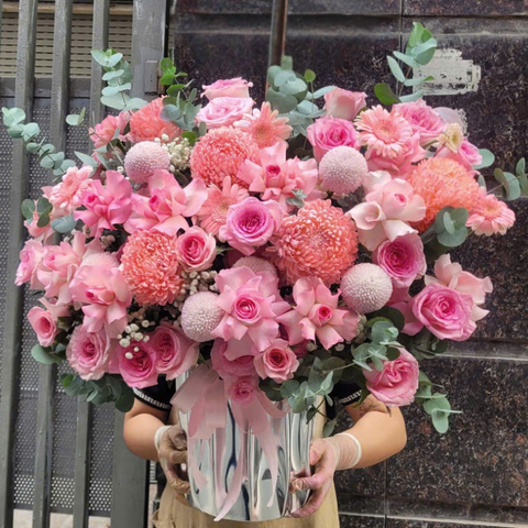 Giỏ hoa chúc mừng G088