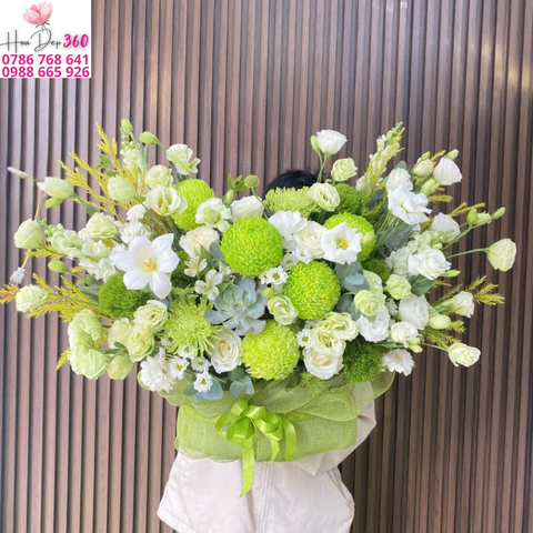 Giỏ hoa chúc mừng G037