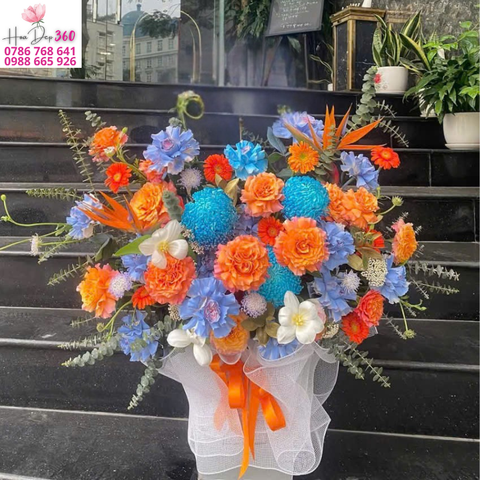 Giỏ hoa chúc mừng G116