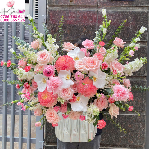 Giỏ hoa chúc mừng G060