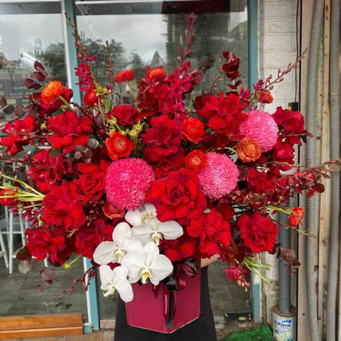 Giỏ hoa chúc mừng G061