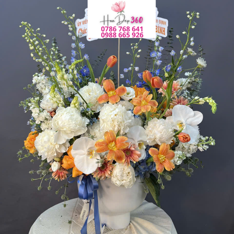 Giỏ hoa chúc mừng G066