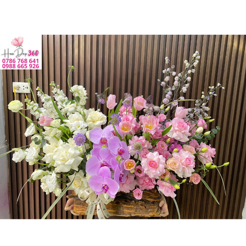 Hoa chúc mừng G002 Giỏ