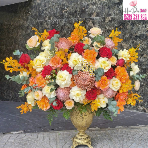 Bình hoa chúc mừng BH002