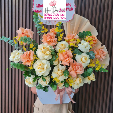 Giỏ hoa chúc mừng G167