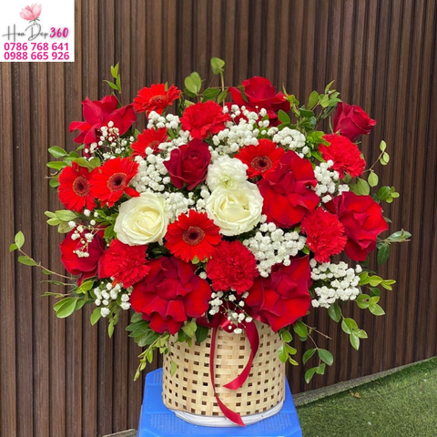 Giỏ hoa chúc mừng G124