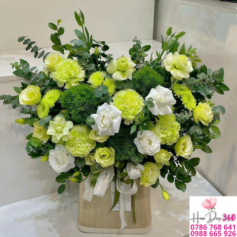 Giỏ hoa chúc mừng G018