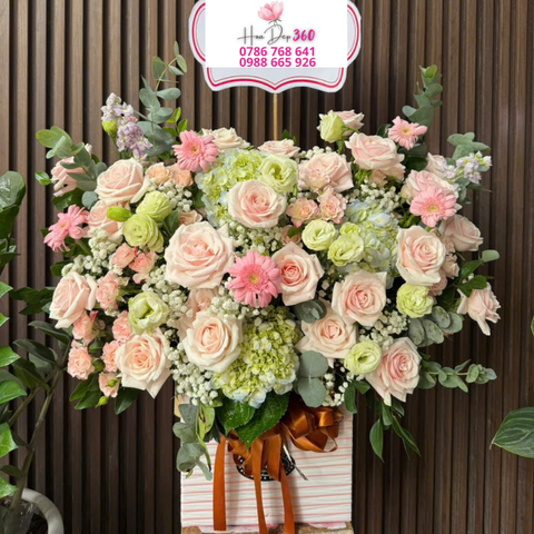 Giỏ hoa chúc mừng G019