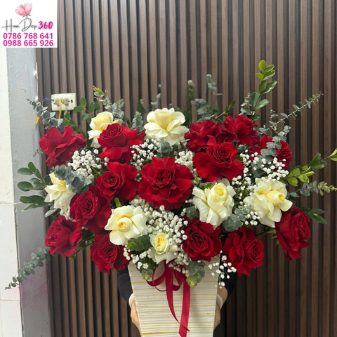 Giỏ hoa chúc mừng G127