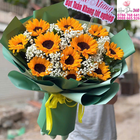 Bó Hoa Hướng Dương 128