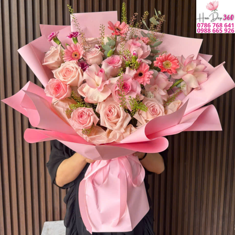 Bó hoa Hồng 124