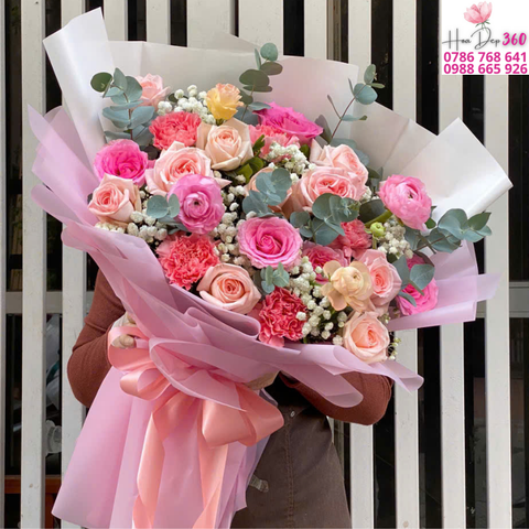 Bó hoa Hồng 120