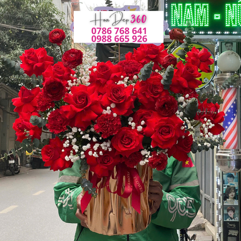 Giỏ hoa chúc mừng G071