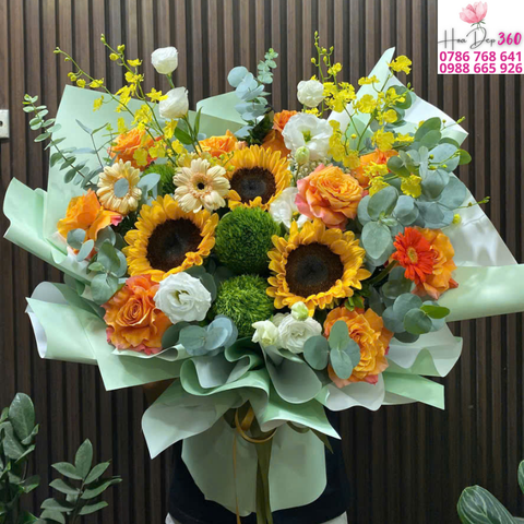 Bó Hoa Hướng Dương 038